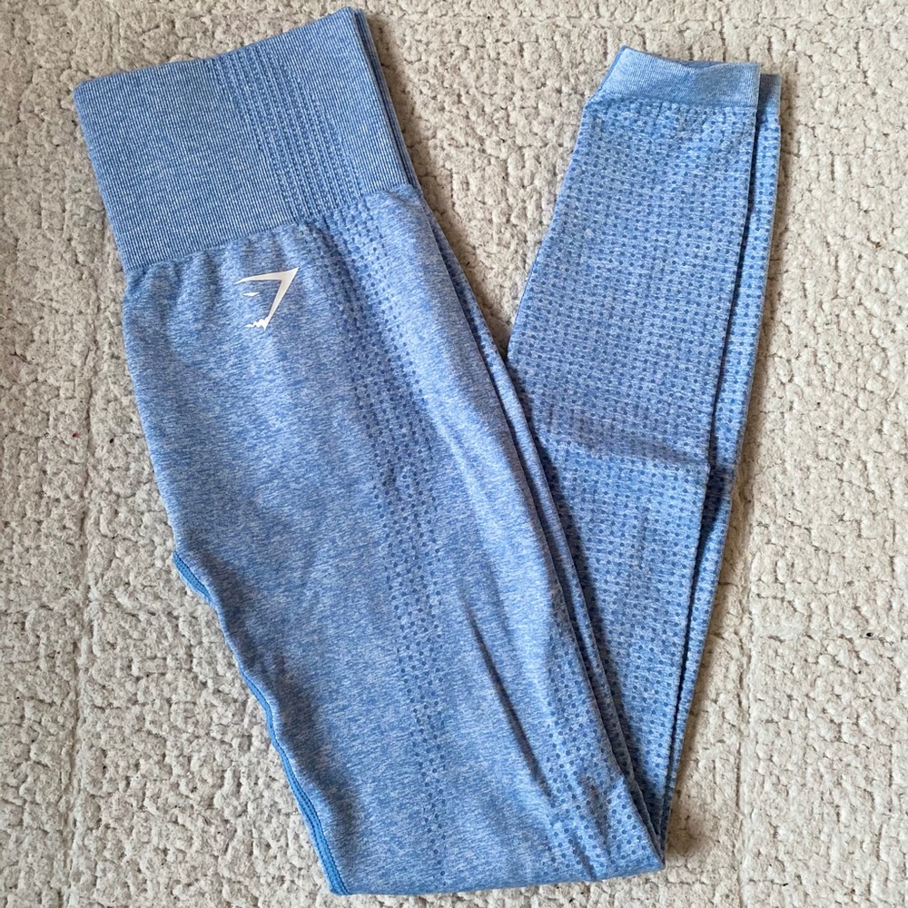 Blue Gymshark Vital Seamless Leggings